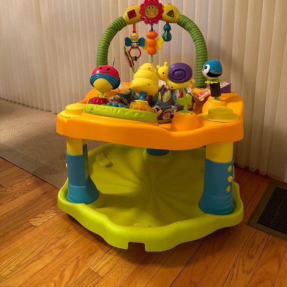 Evenflo Exersaucer World Explorer Triple Fun Saucer Multicolor Baby Activity Cen - Picture 3 of 11